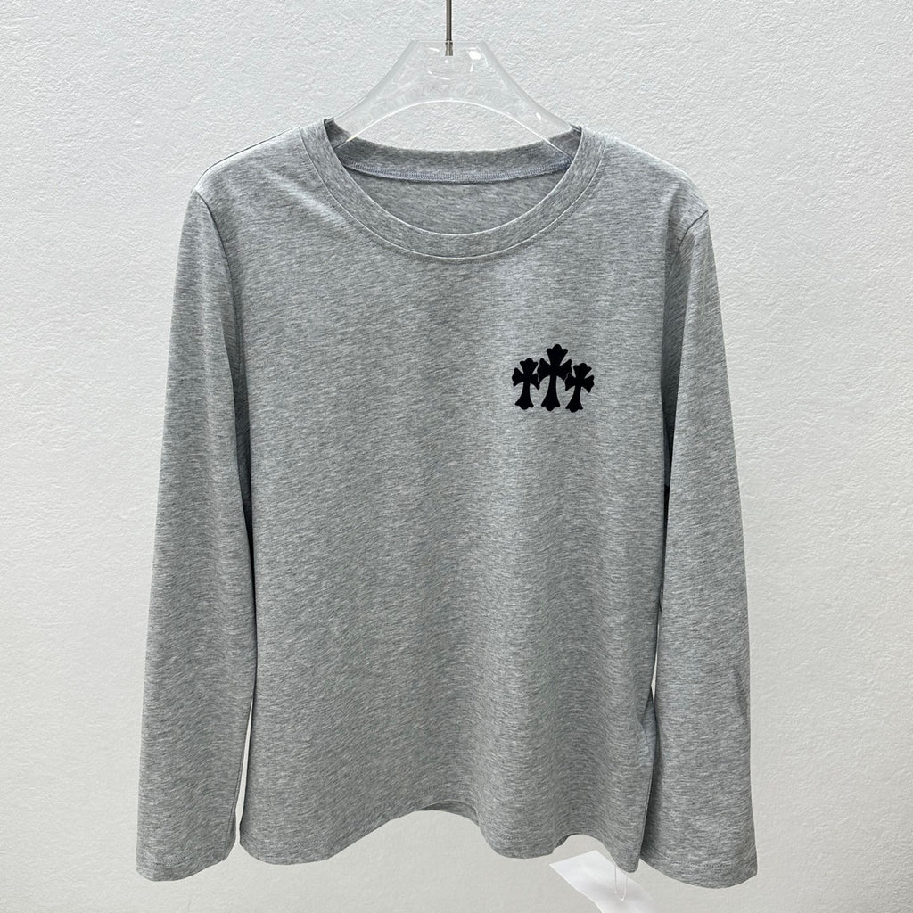 Long sleeve chrome gris