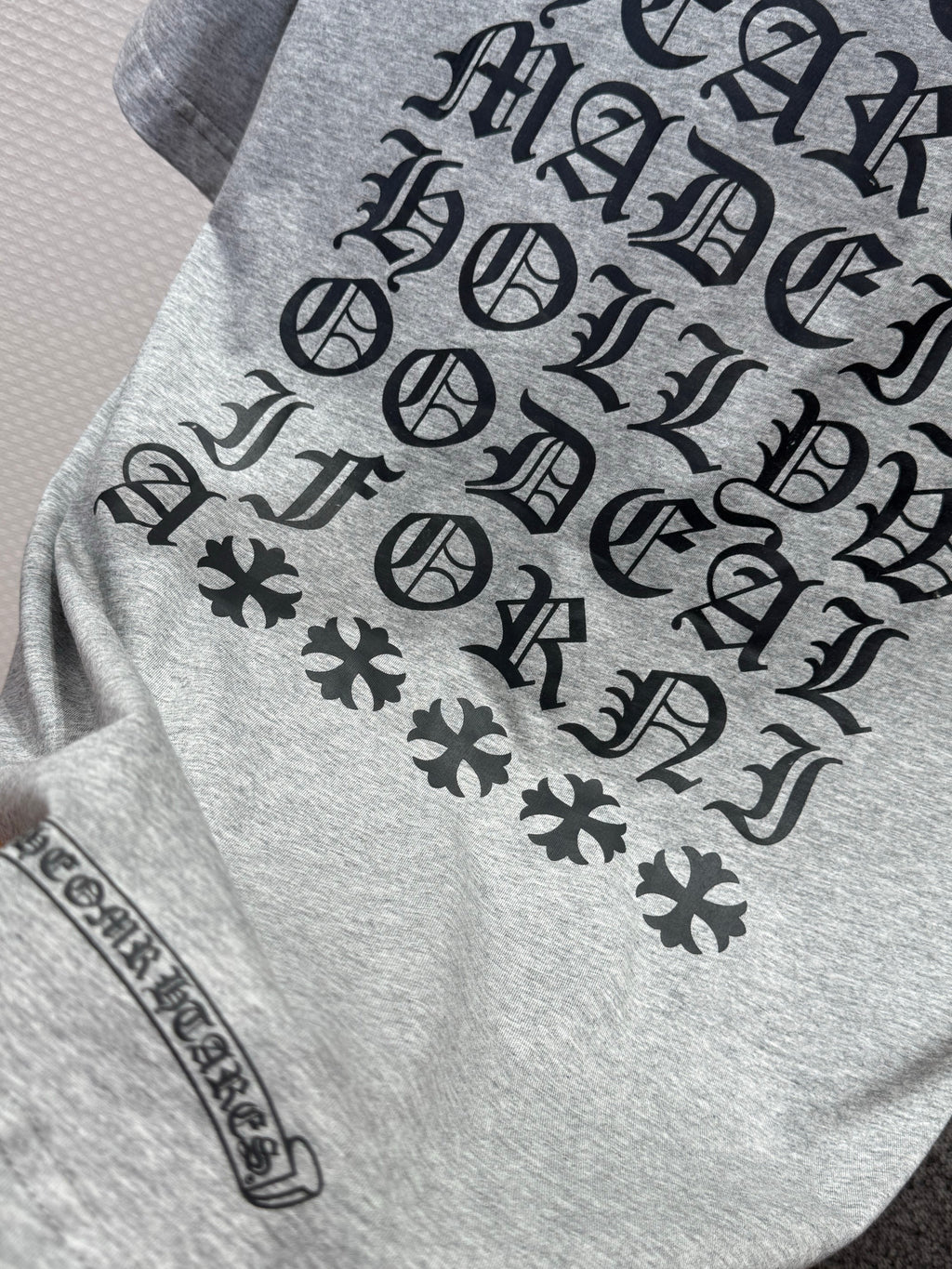 T shirt imprime chrome en col rond imprime