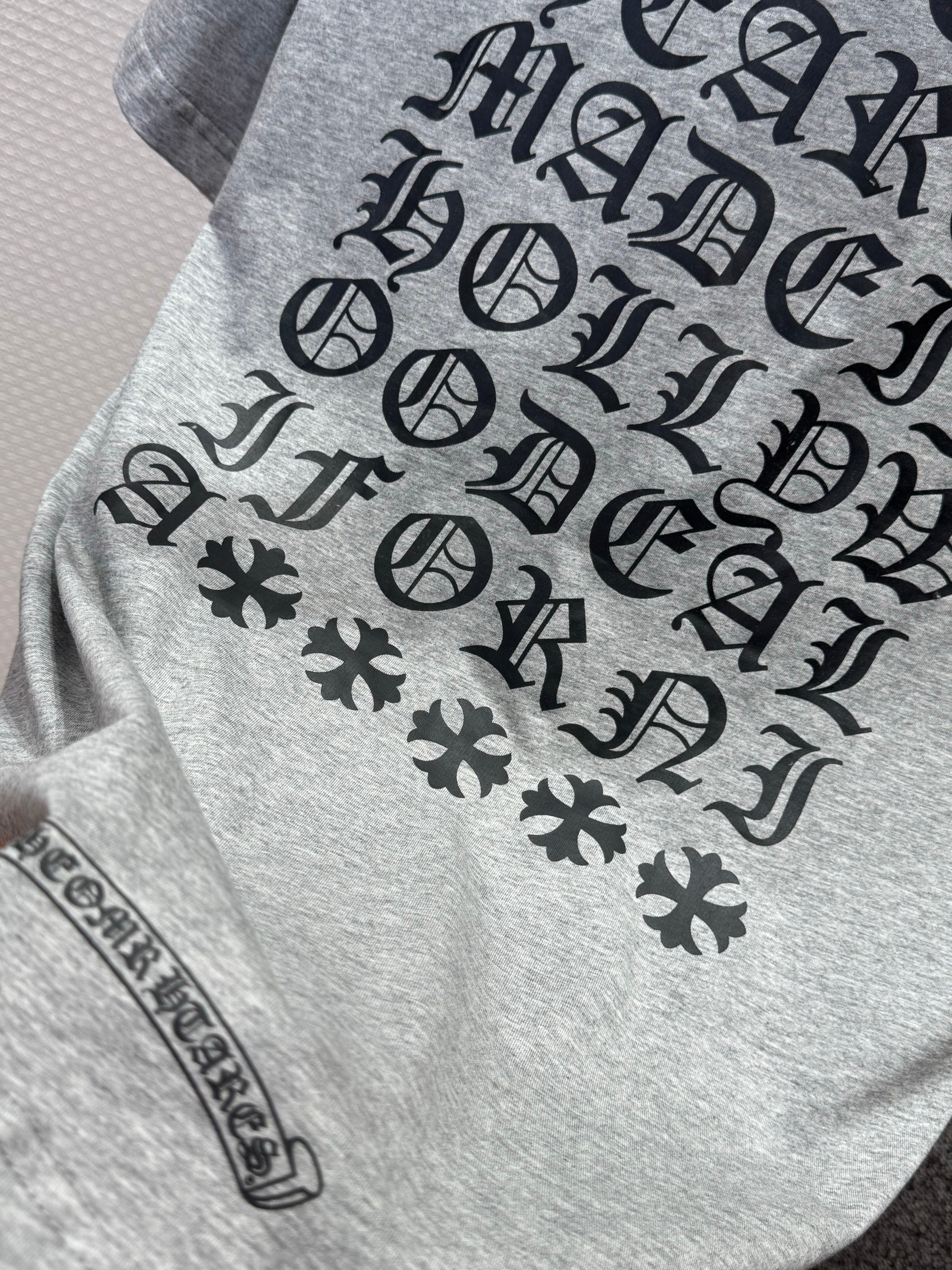 T shirt imprime chrome en col rond imprime