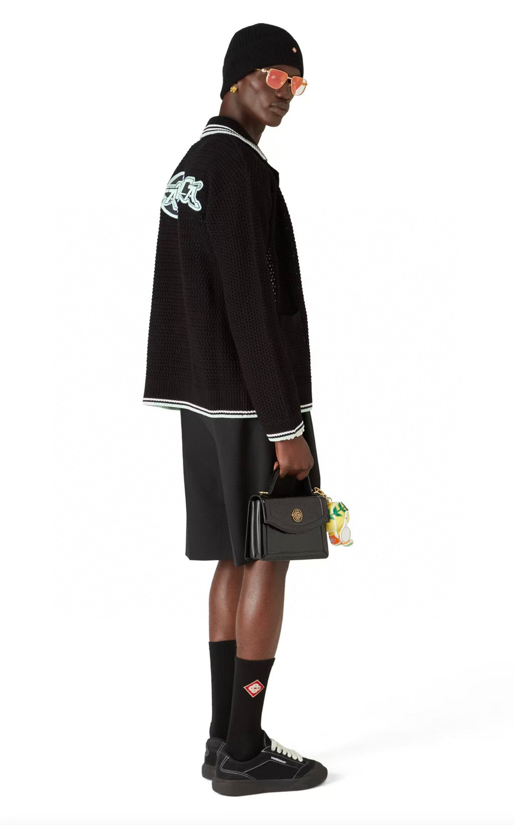 Casa B cardigan en maille à design côtelé