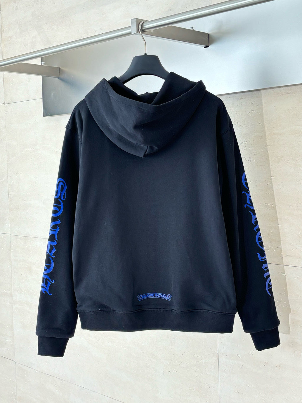 Veste chromé Noir & bleu