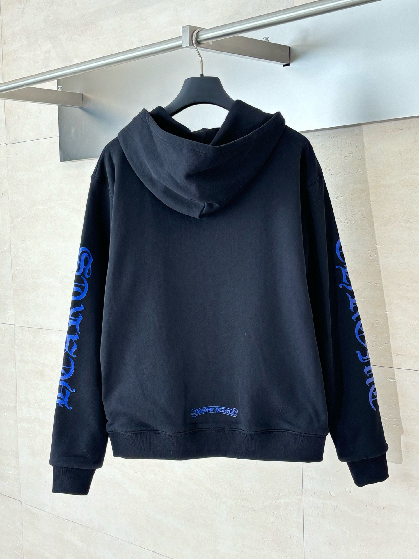 Veste chromé Noir & bleu