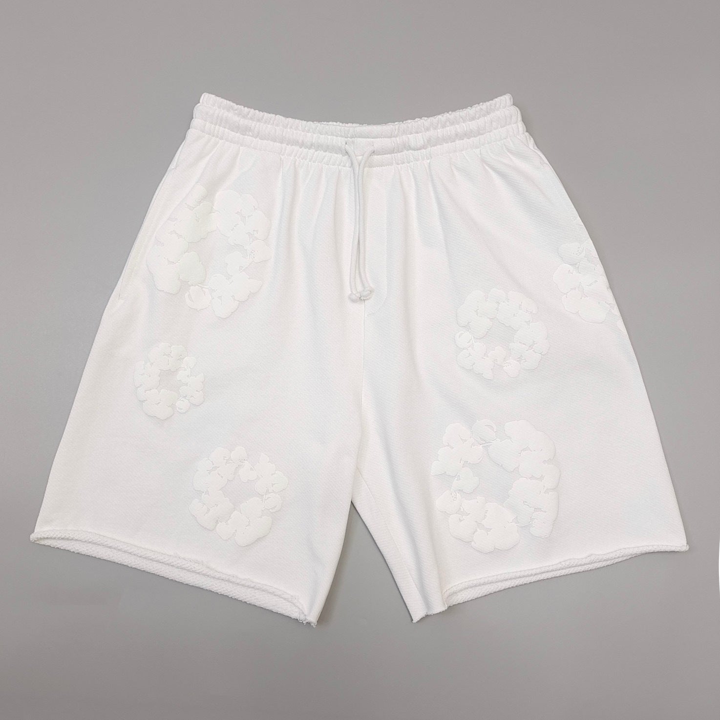 Short Denim.Trs coton entièrement Blanco