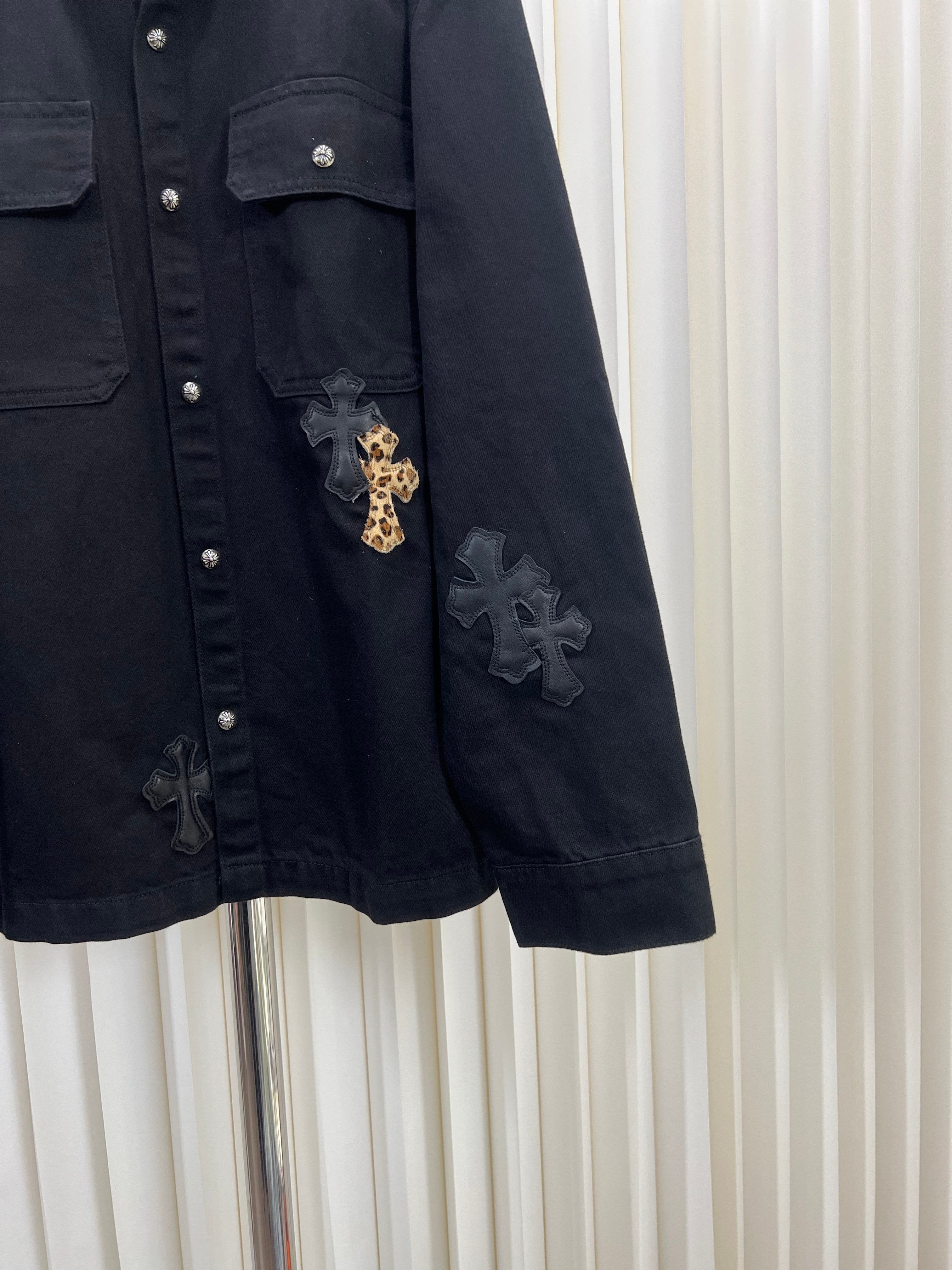 Veste Denim Black Chrome