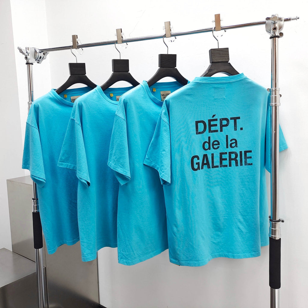 T shirt Gallery bleu Tiffany