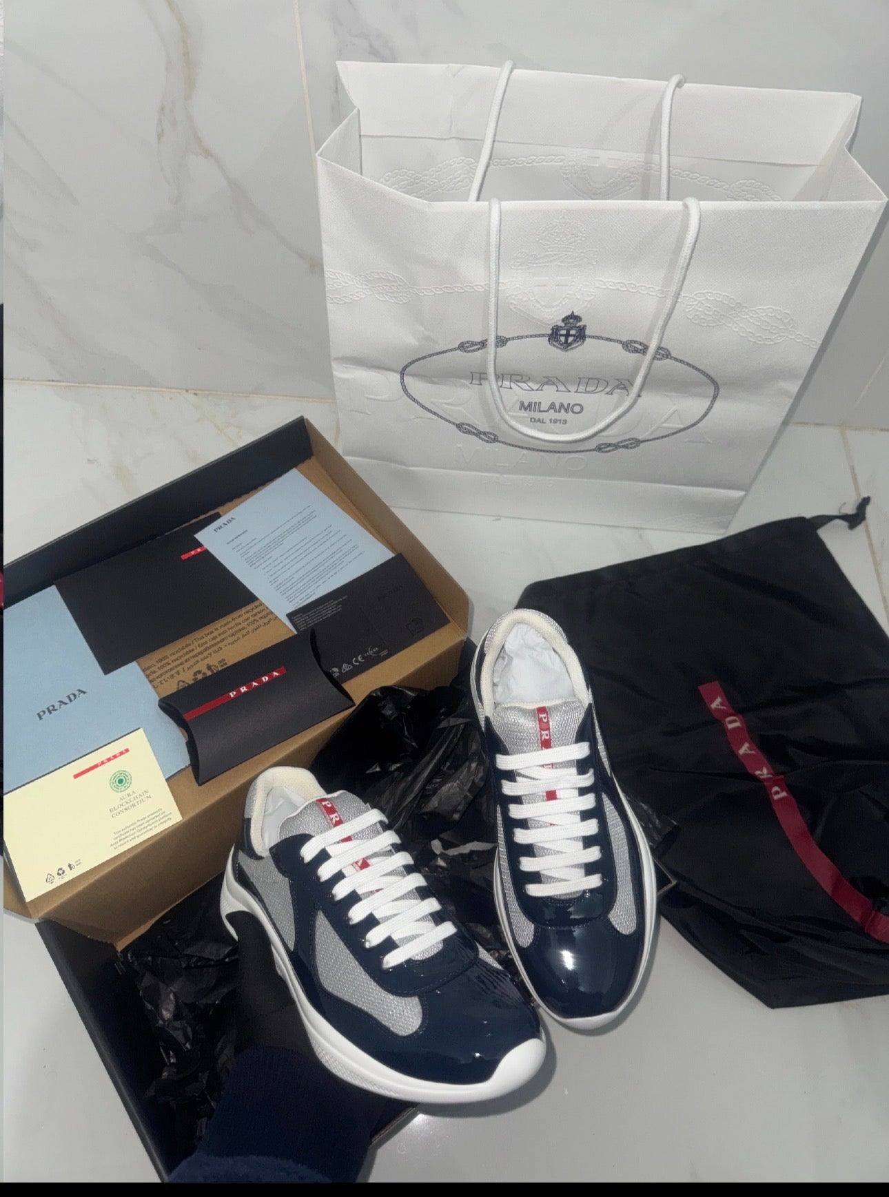 Sneakers america S Cup bleu nuit  V3S