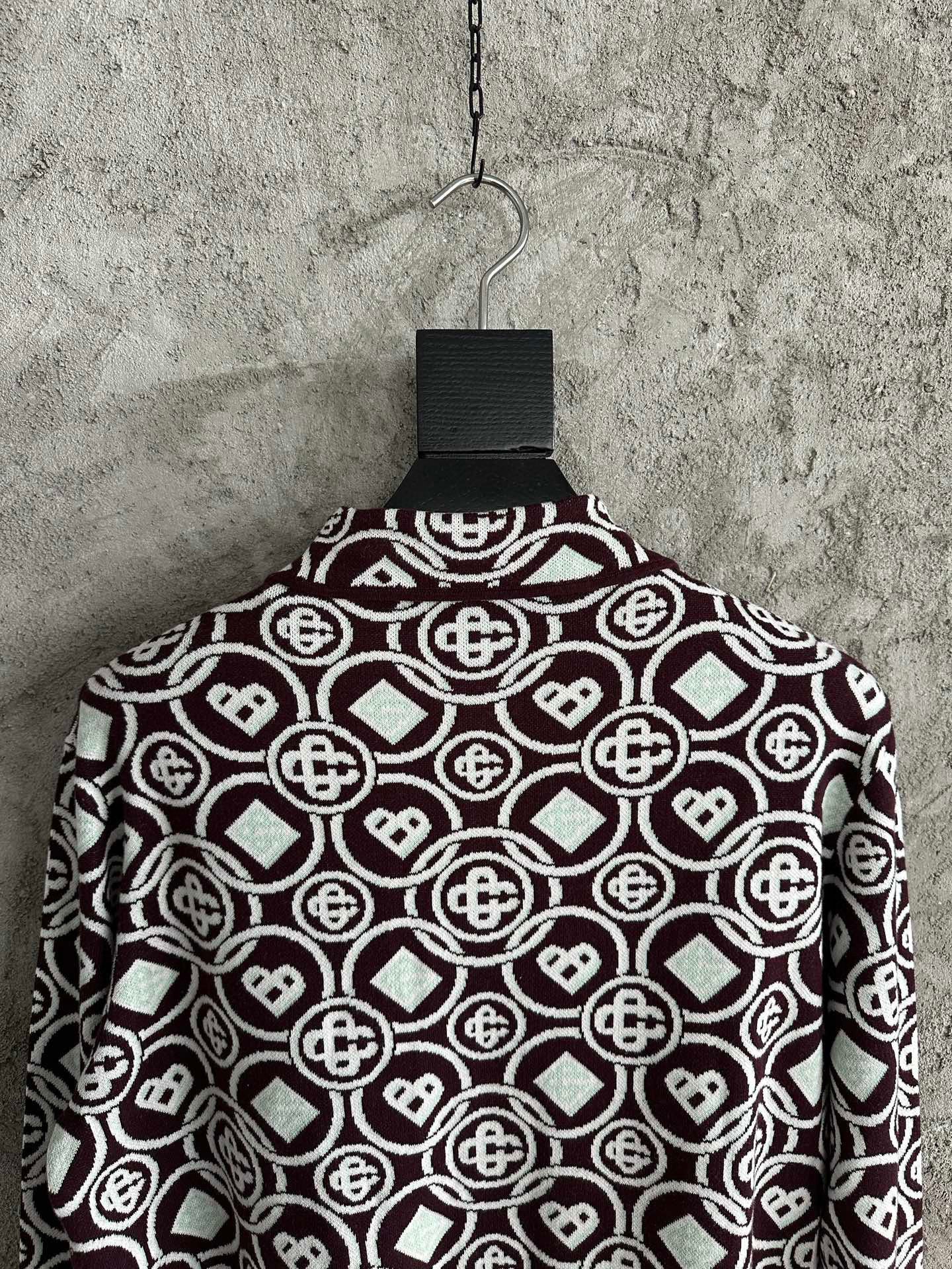 Casa B - Chemise maille de coton Monogram