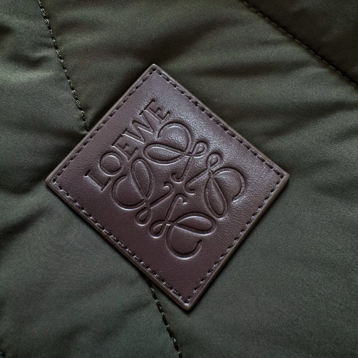 Loew logo patch Jacket Brown