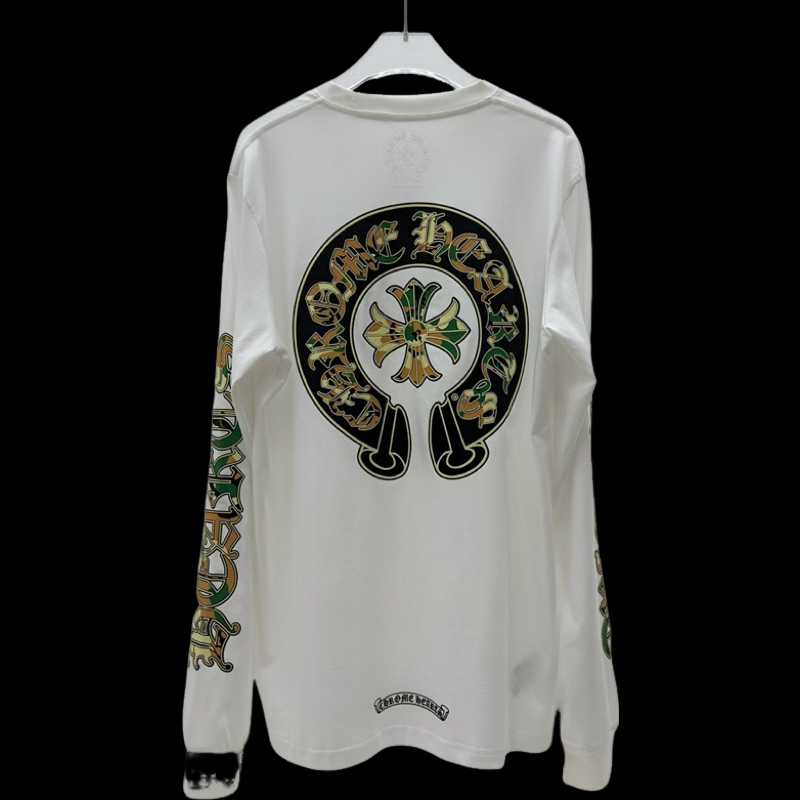 T shirt  Chrome white  fer military long sleeve