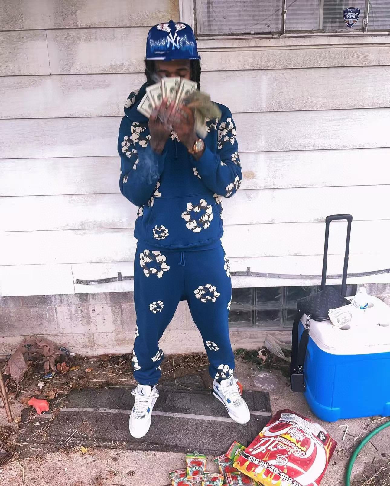 Pantalon Denim.Trs Blue night