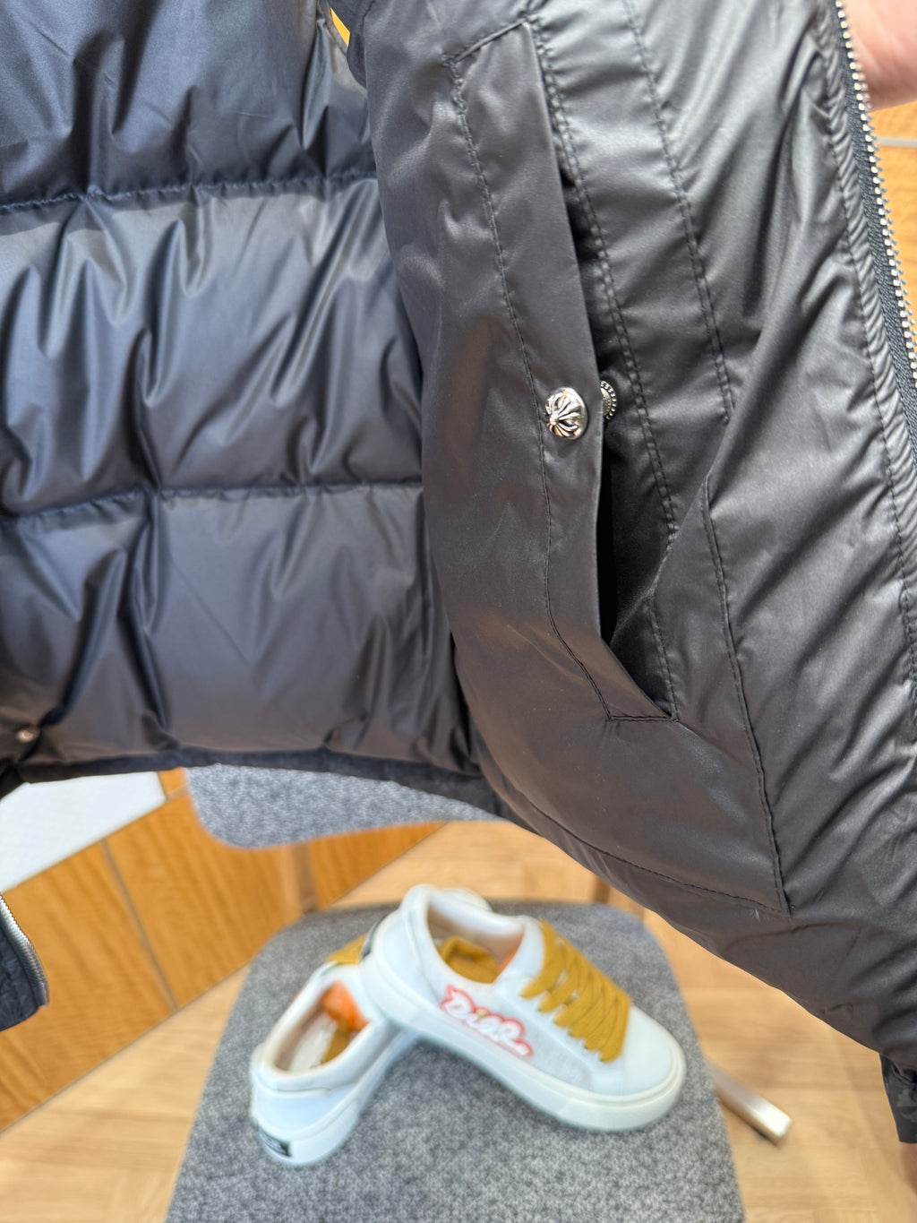 Gilet sans manche Chrome noir