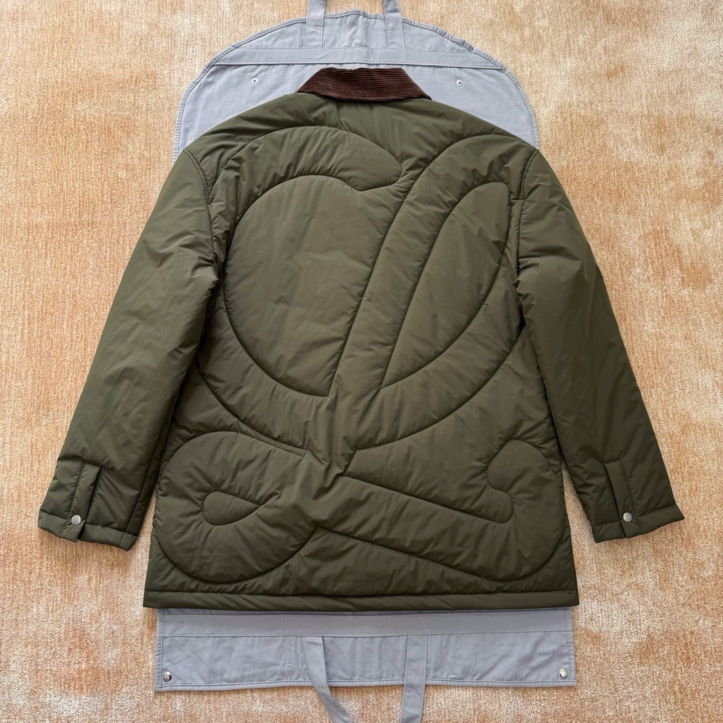 Loew logo patch Jacket Brown