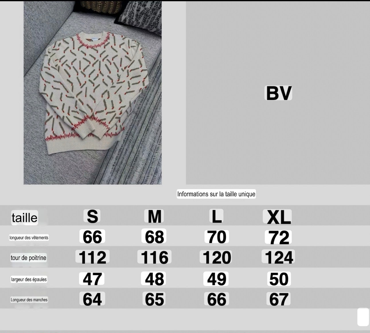 Pull Allumettes en Jacquard Bottega