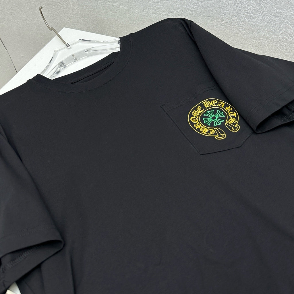 T shirt chrome green / yellow