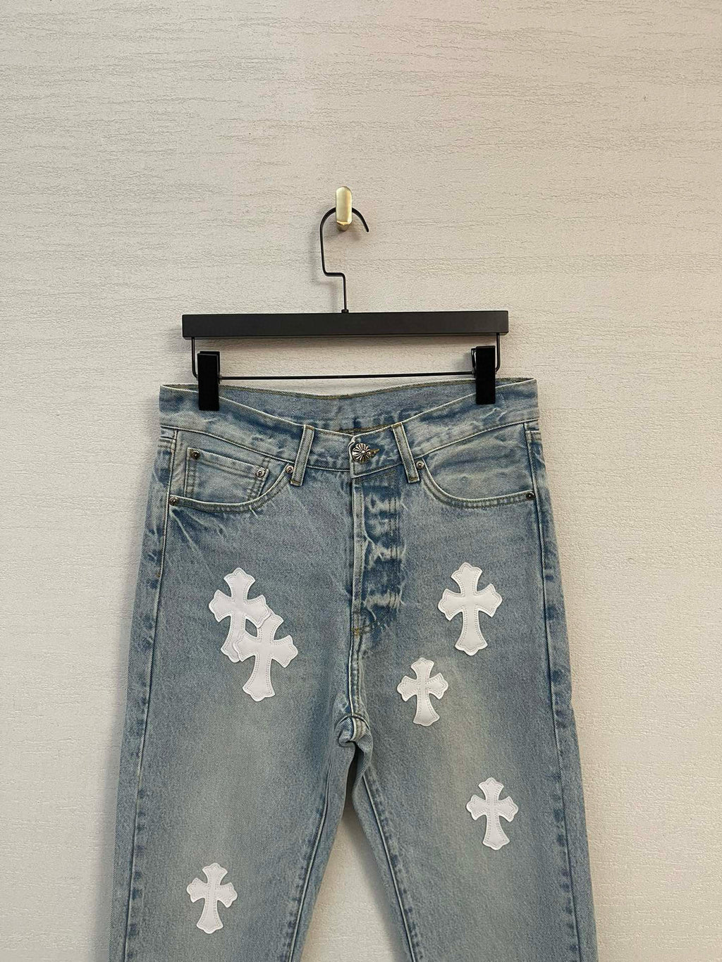 Jean Chrome Denim Blue  & White