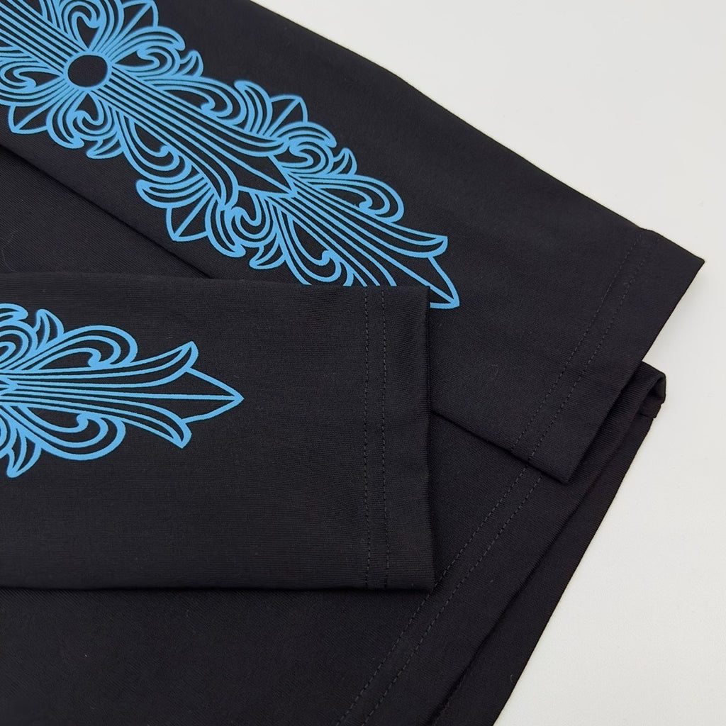 Long sleeves chrome black/blue