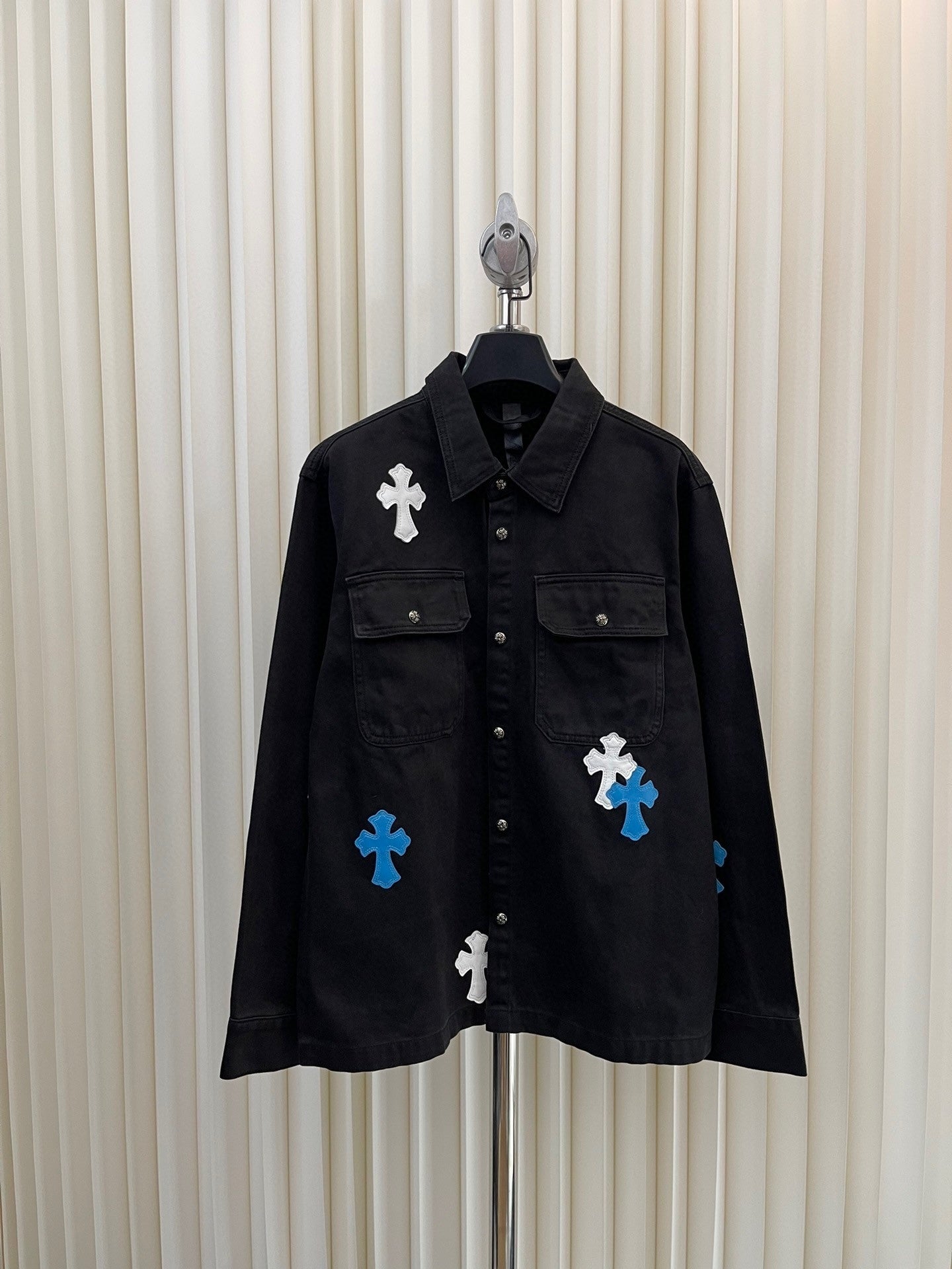 Veste Denim Black & Blue sky Chrome 2