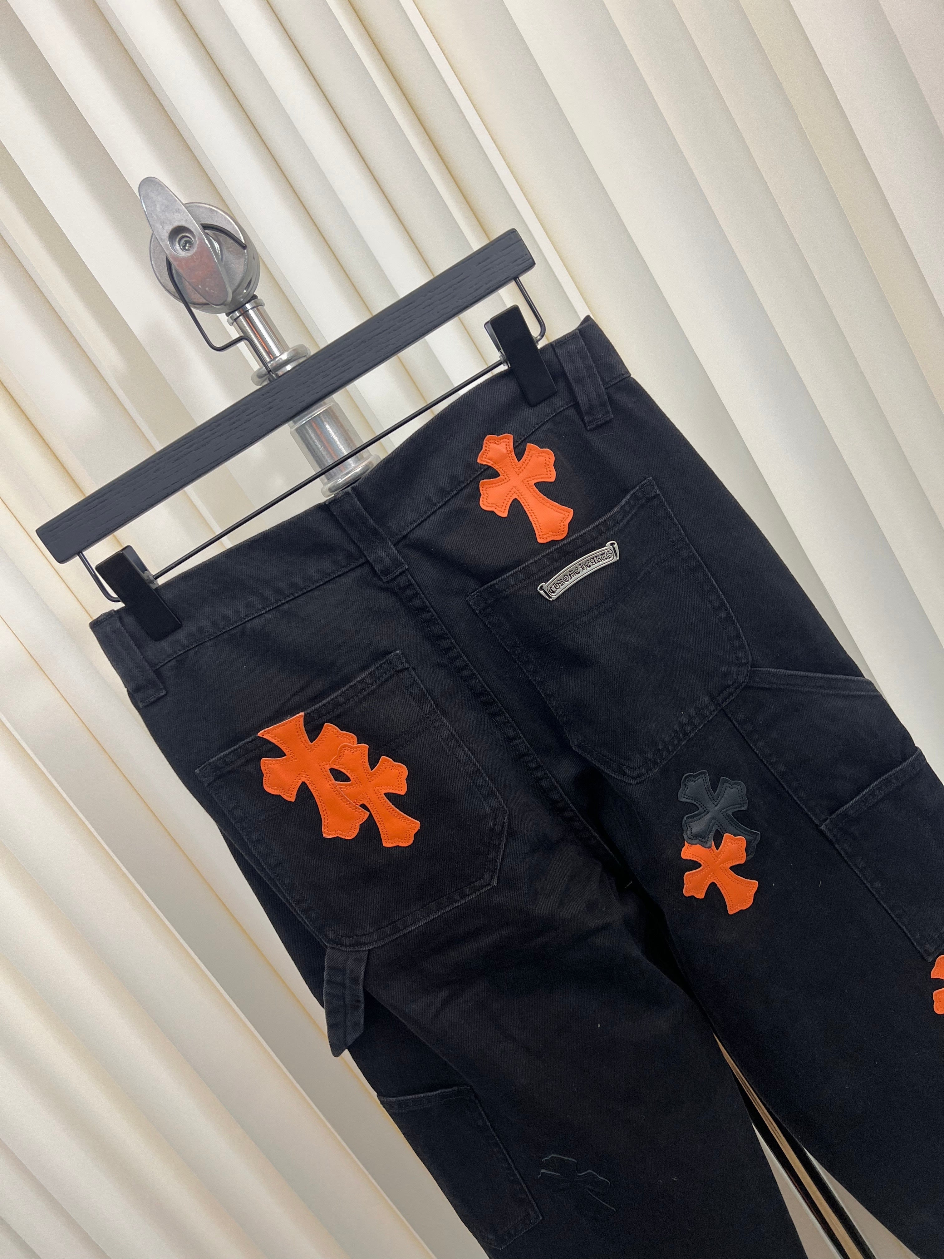 Jean Chrome Black & Orange