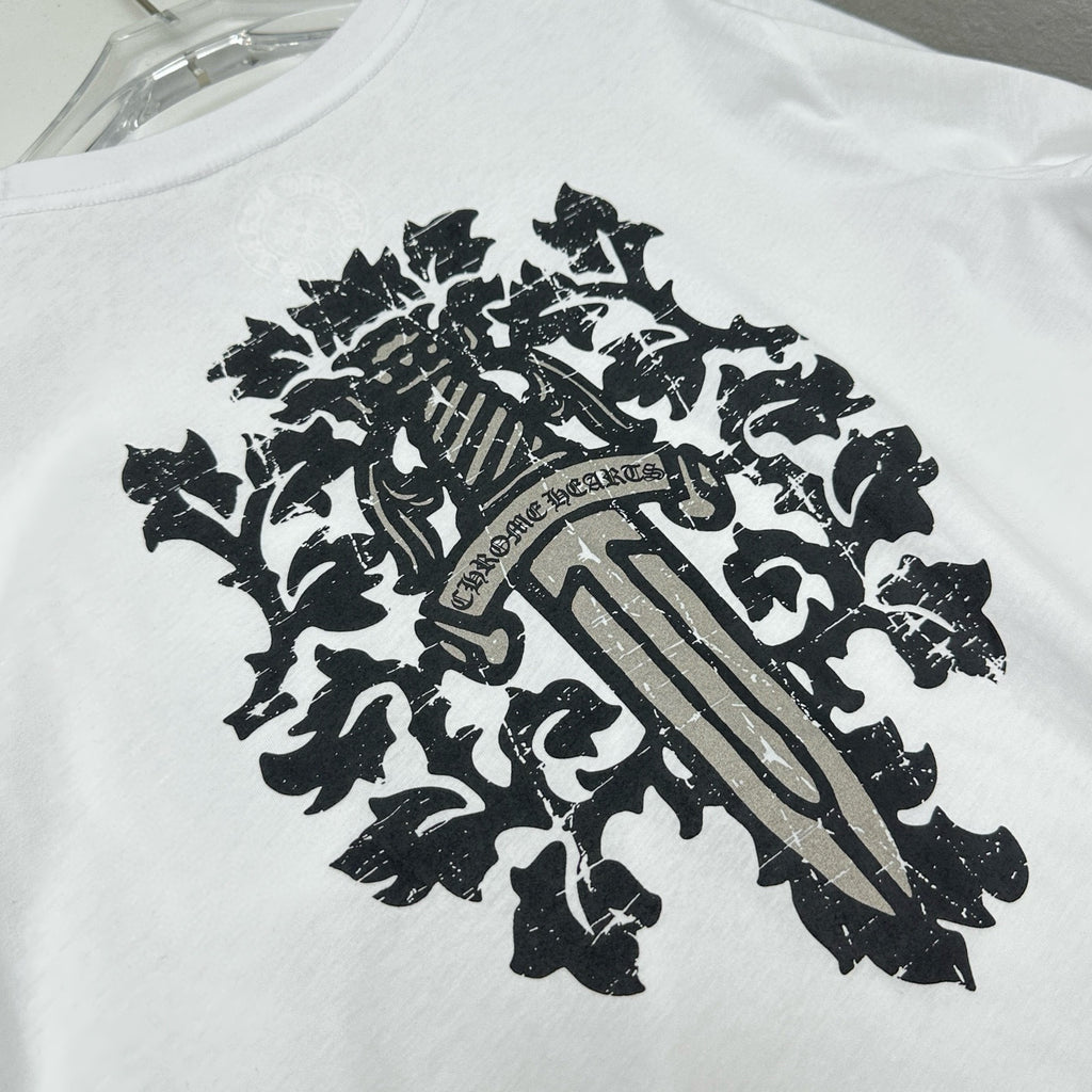 Chrome long sleeve  White Black