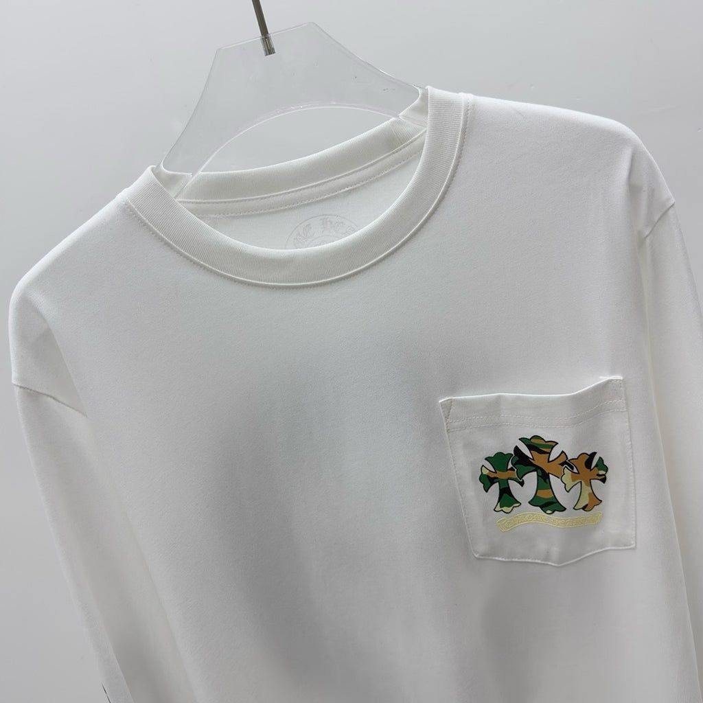 T shirt  Chrome white  fer military long sleeve