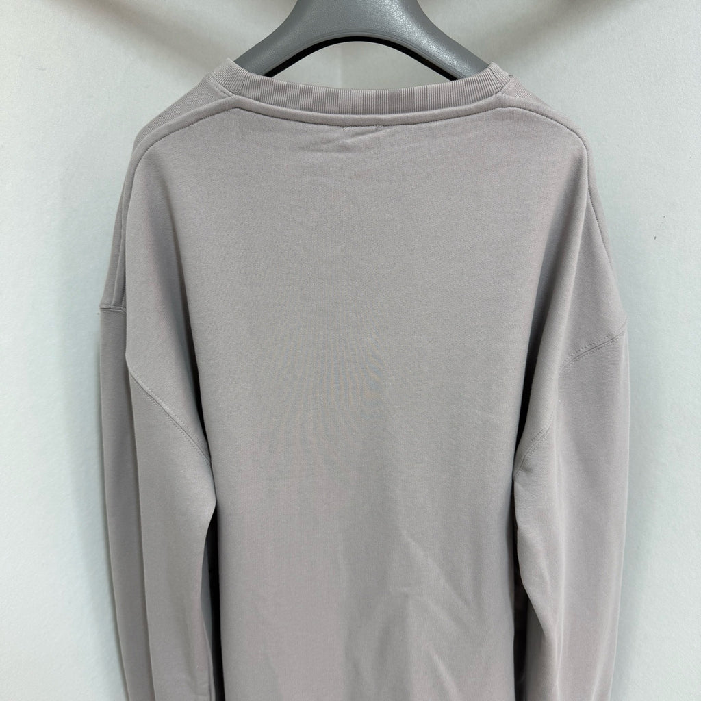 Pull Technique coton relaxé chrome