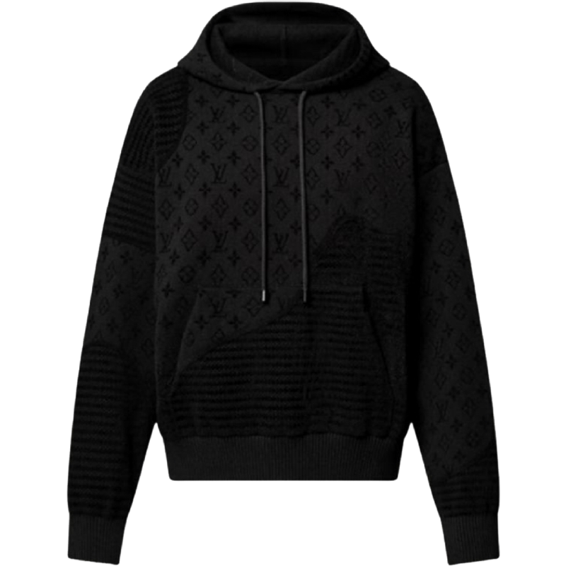 Sweat Lv jacquard  noir 10/10