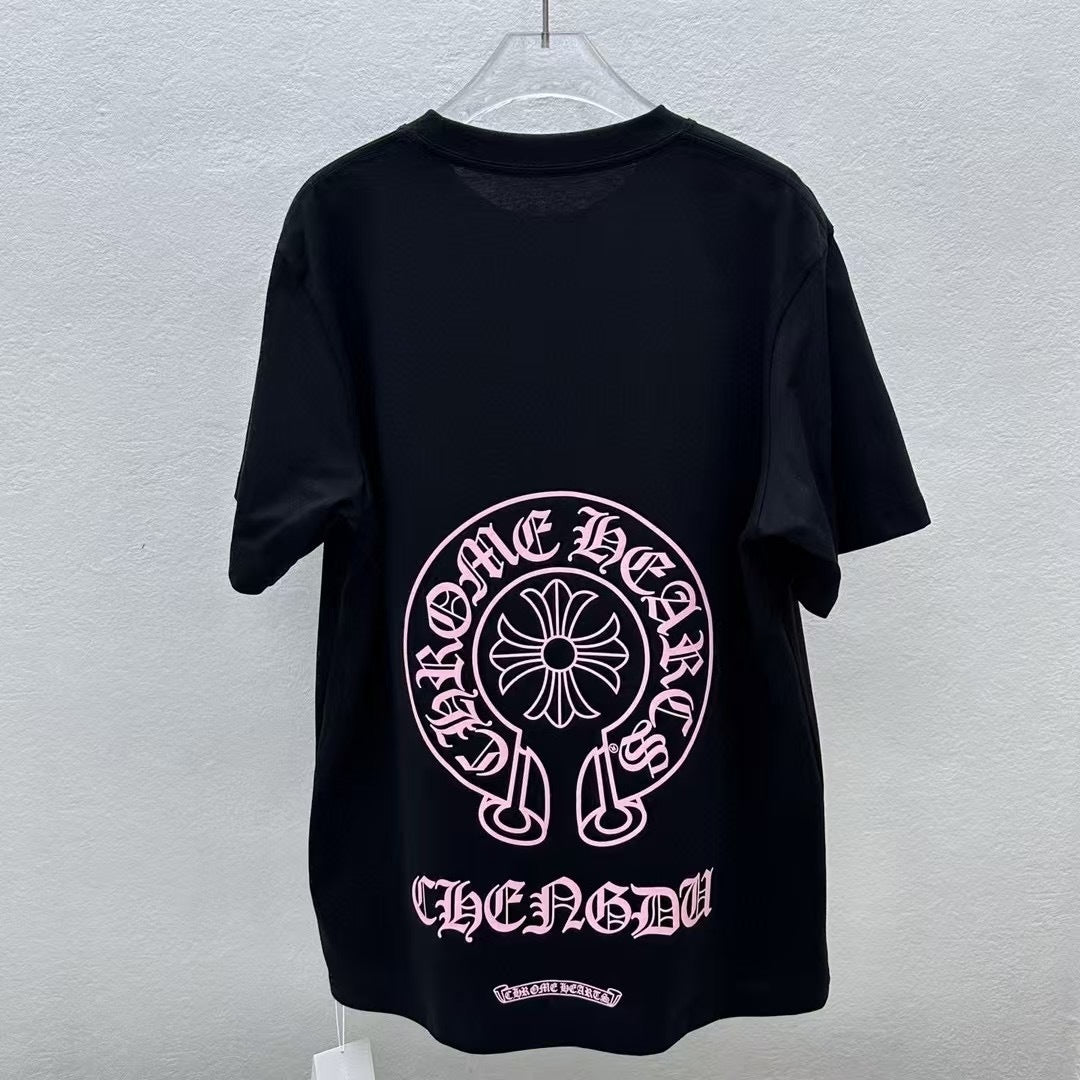 T shirt chrome croix pink