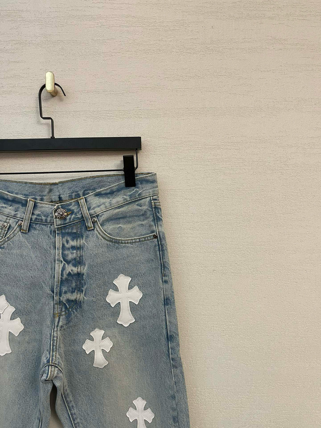 Jean Chrome Denim Blue  & White