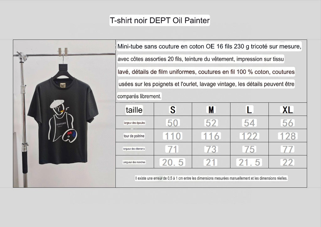 T shirt Gallery Oil Peinter