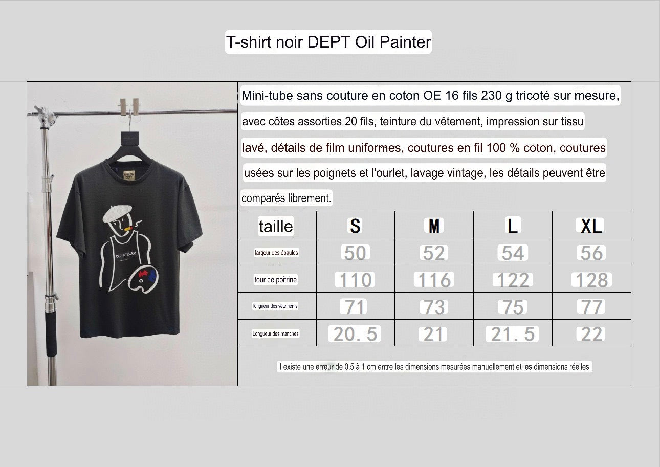 T shirt Gallery Oil Peinter