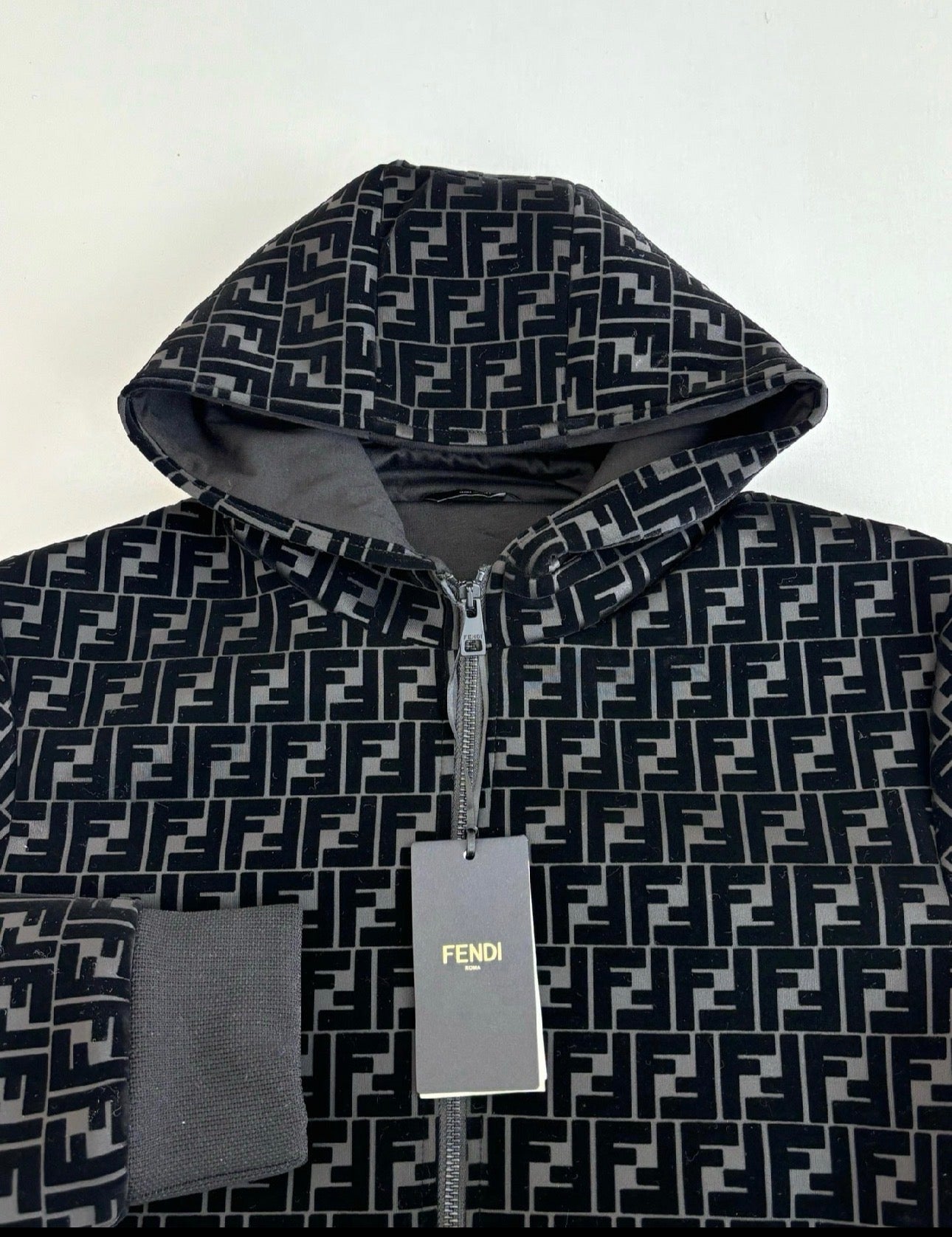 Veste FND NOIR DAIM 10/10