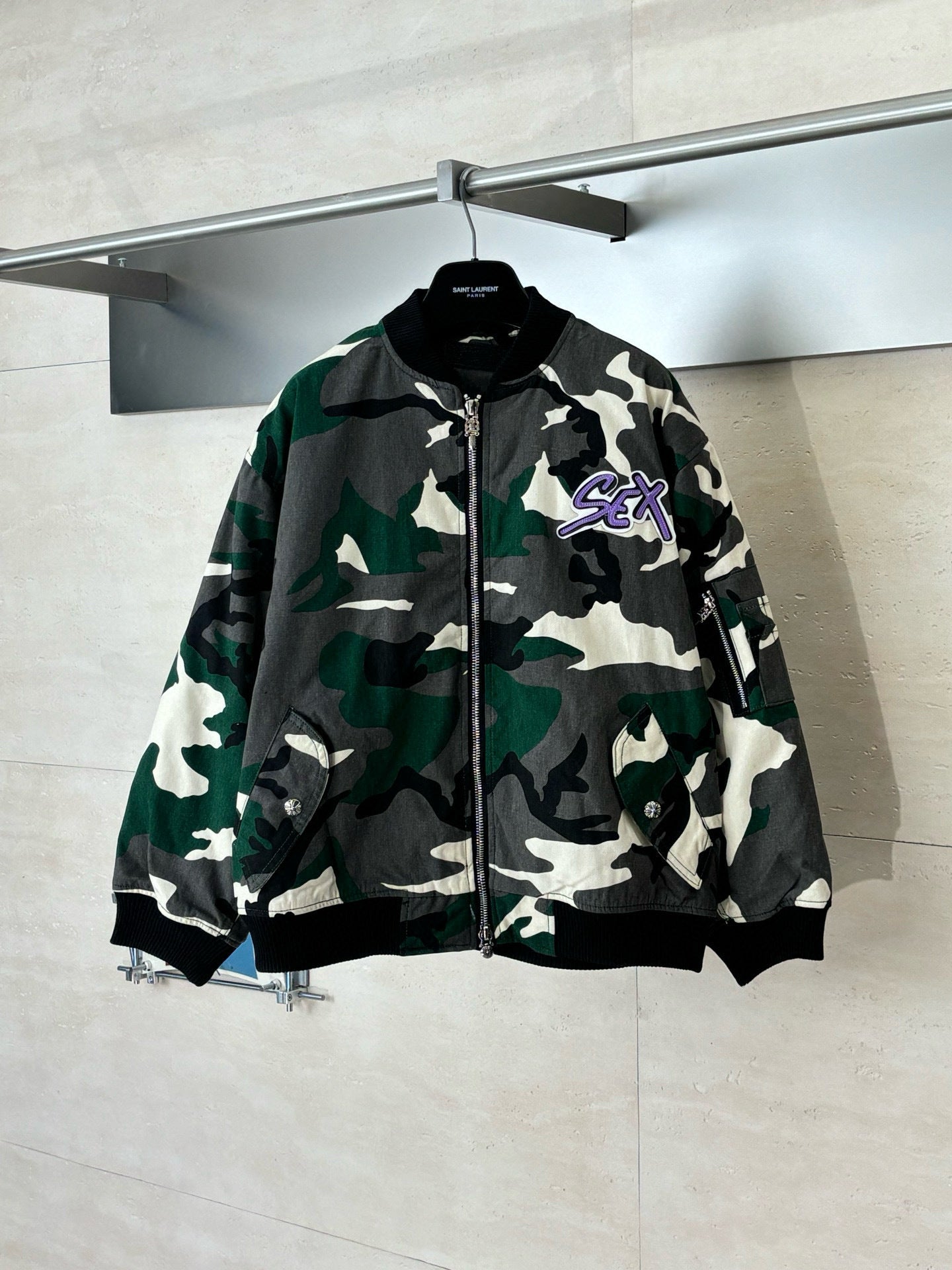 Veste Blue S*x Green Chrome