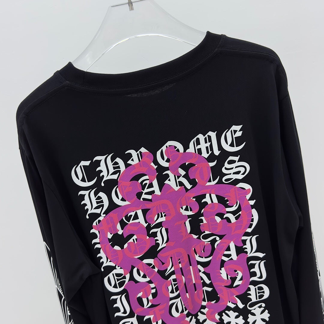 T shirt  Chrome Black Rosé sleeve