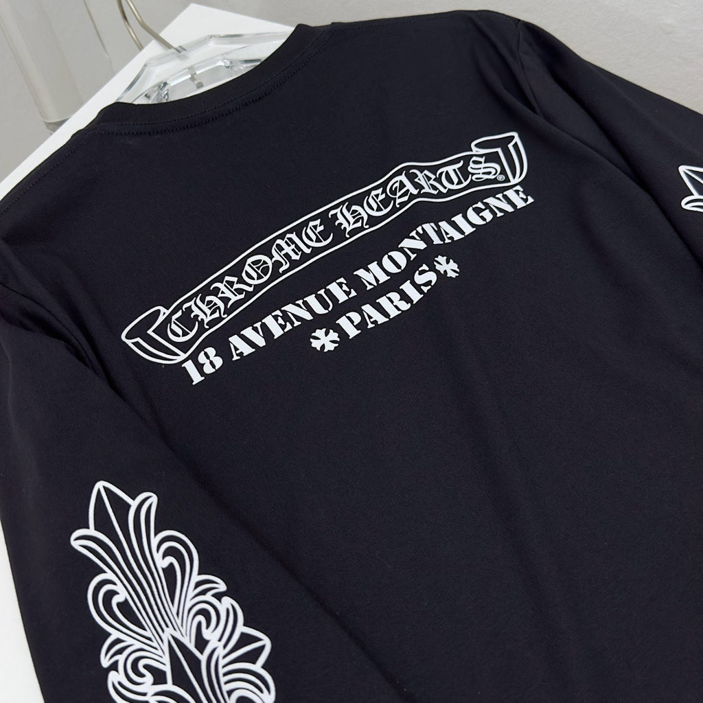 T shirt  Chrome Black Montaigne  long sleeve