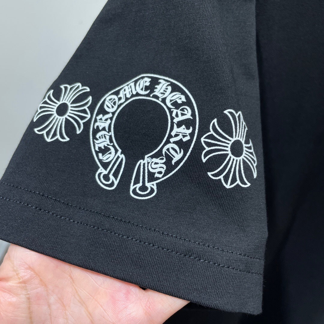 T shirt Arc en ciel de croix  full chrome