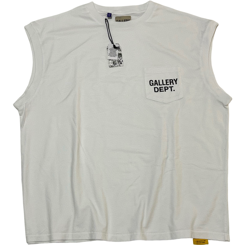 T shirt Gallery Sans manche blanc