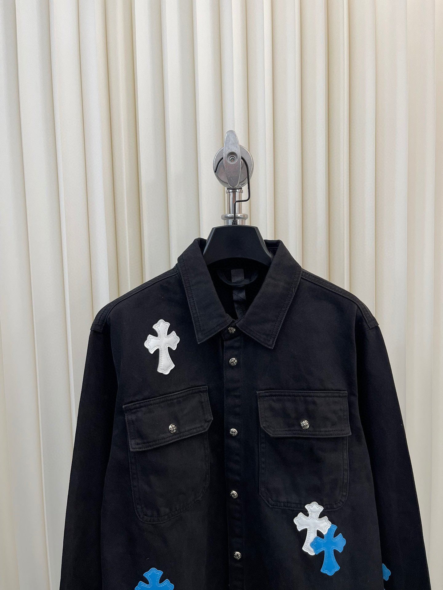 Veste Denim Black & Blue sky Chrome 2