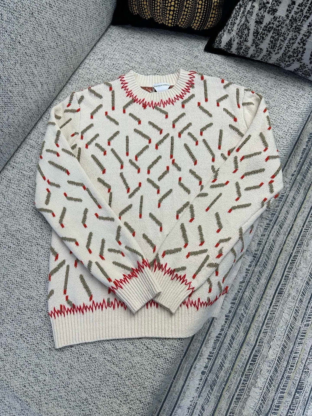 Pull Allumettes en Jacquard Bottega