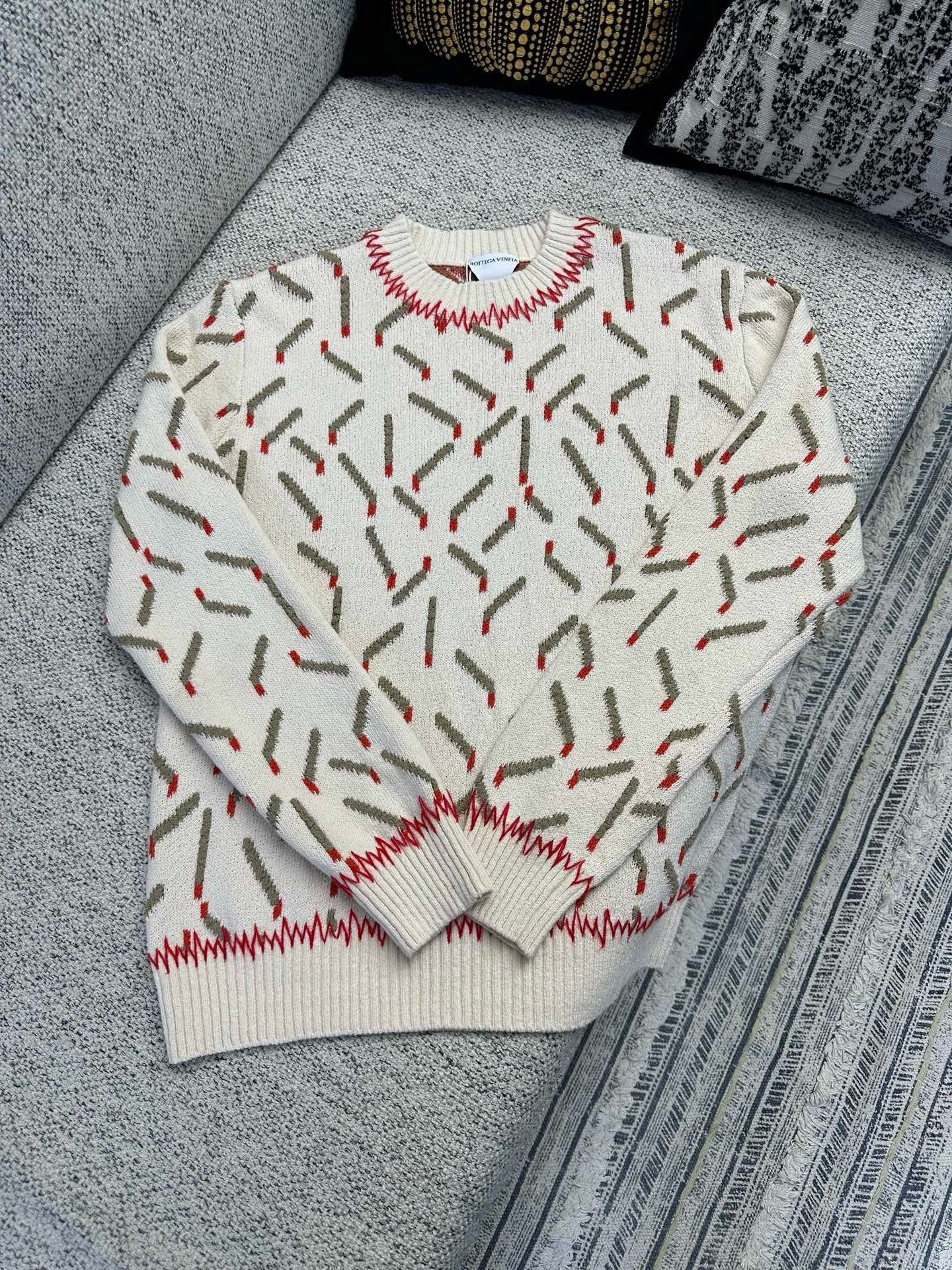 Pull Allumettes en Jacquard Bottega