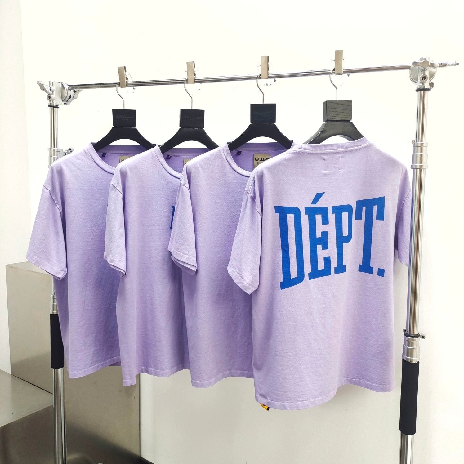 T shirt Dept violet clair Logo Gym