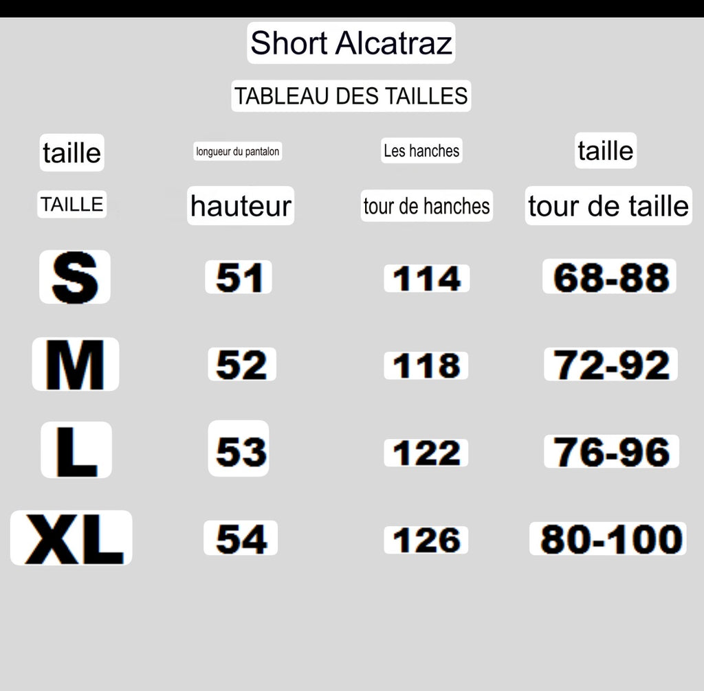 Short Crtz White alcatraz