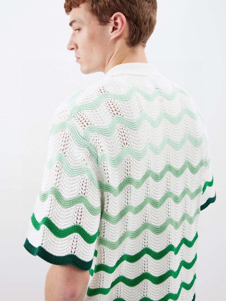 Casa B - Wavy Gradient Green