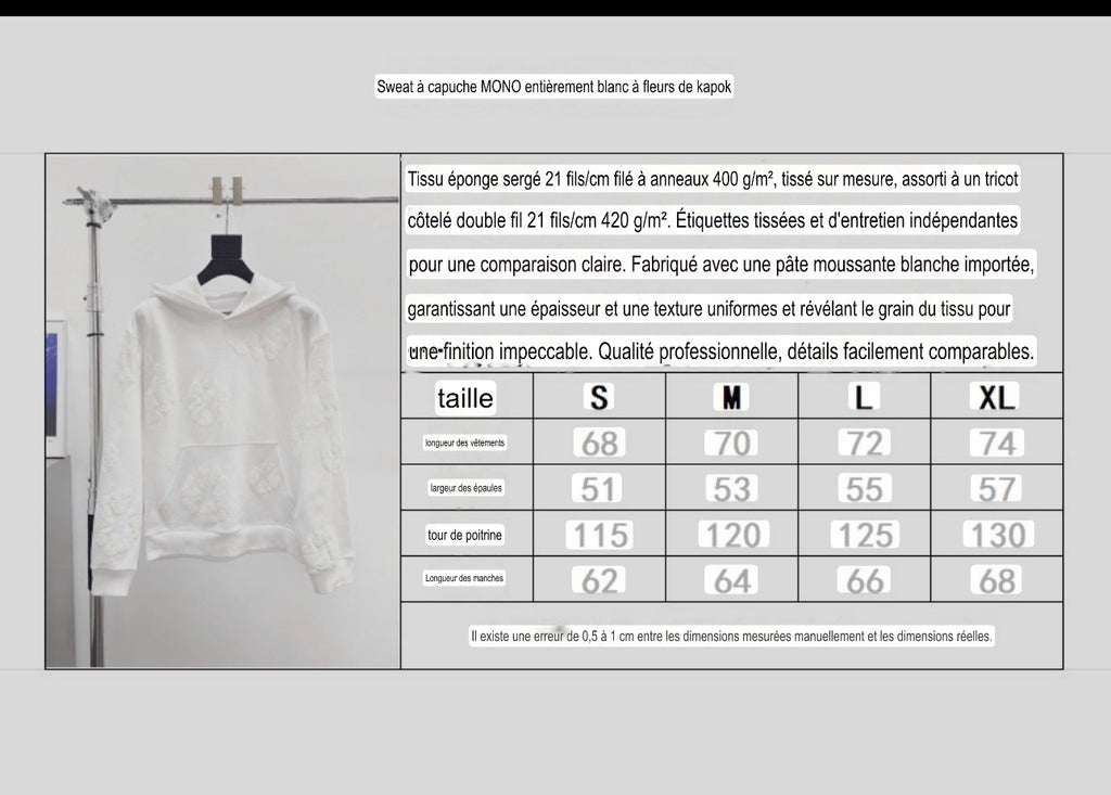 Sweat D.tears entièrement blanco