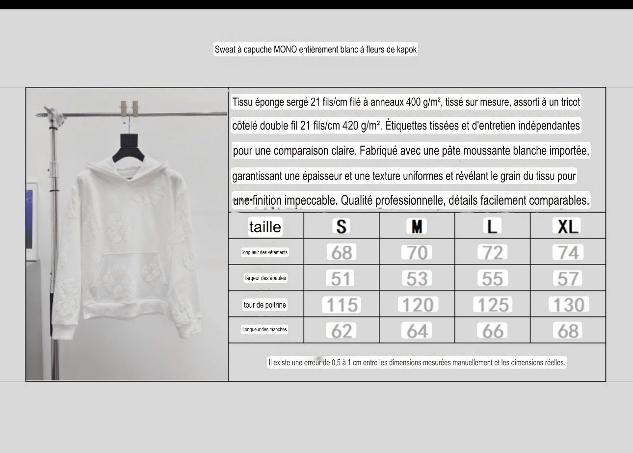 Sweat D.tears entièrement blanco