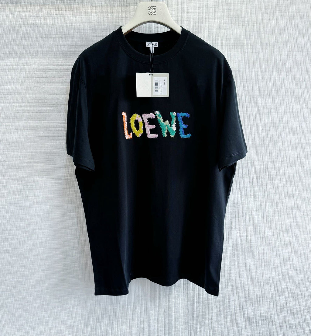 T shirt Loewe multicolore 10/10 noir