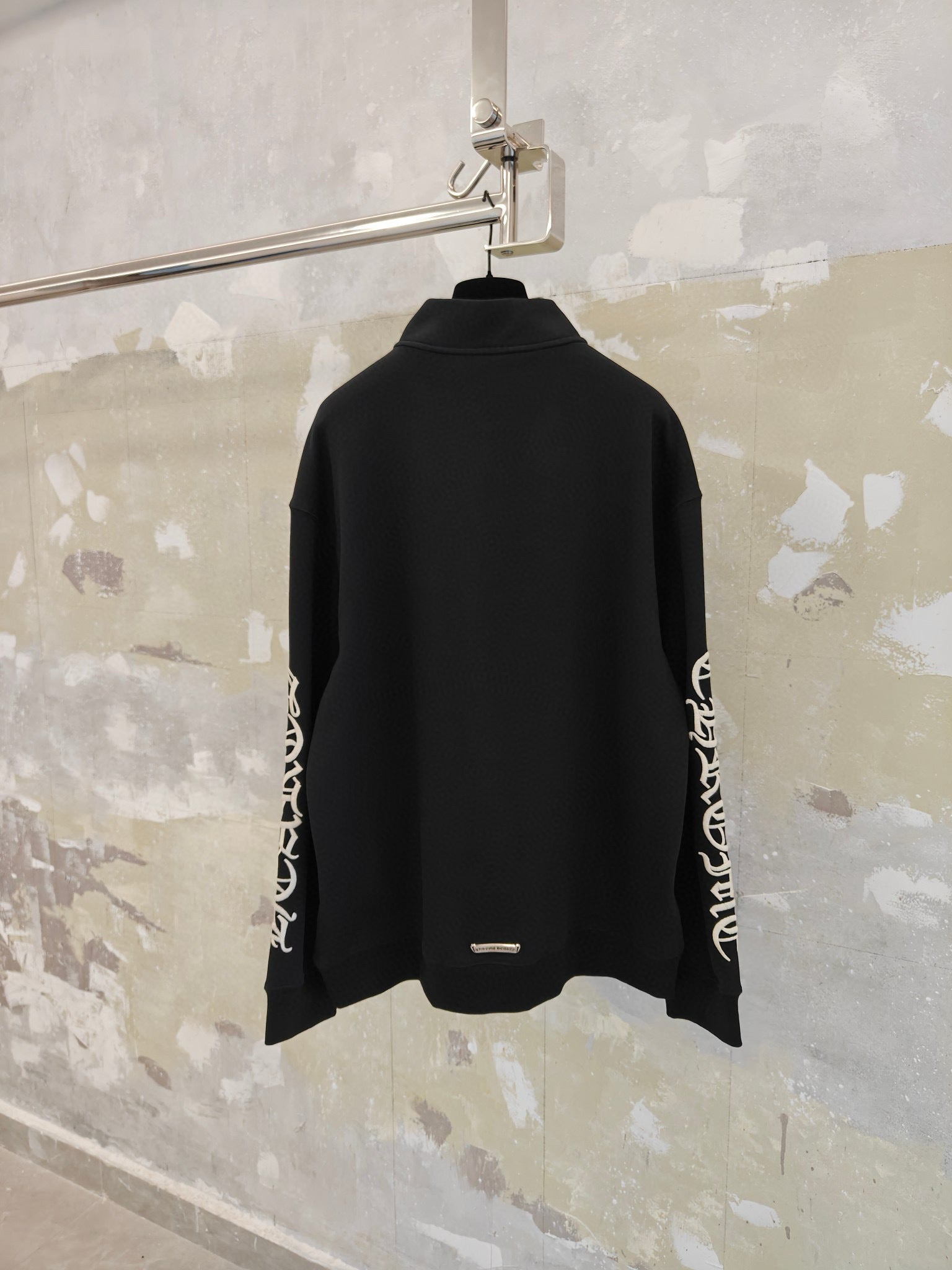 Sweat Zippé chrome black