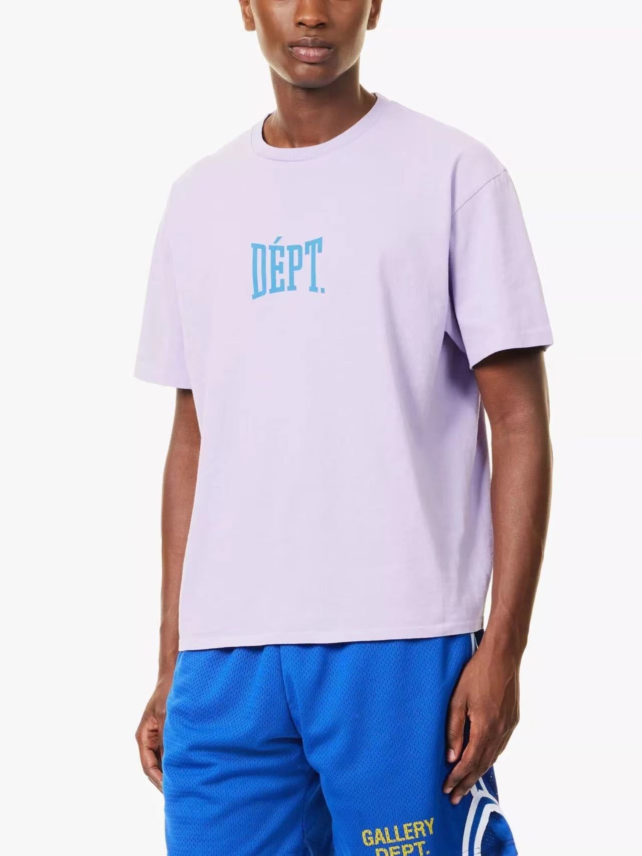 T shirt Dept violet clair Logo Gym