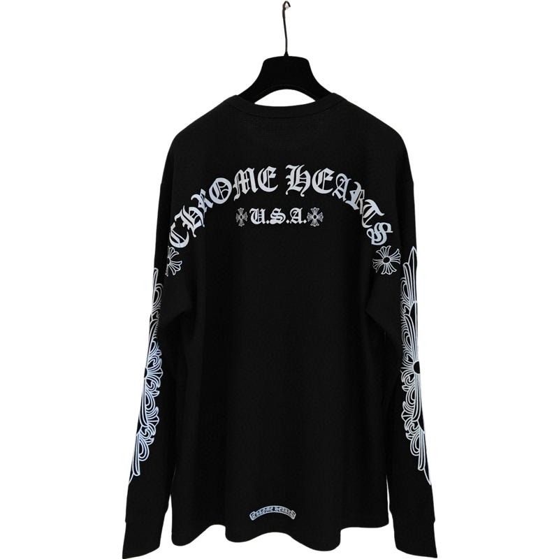 Long sleeves chrome black