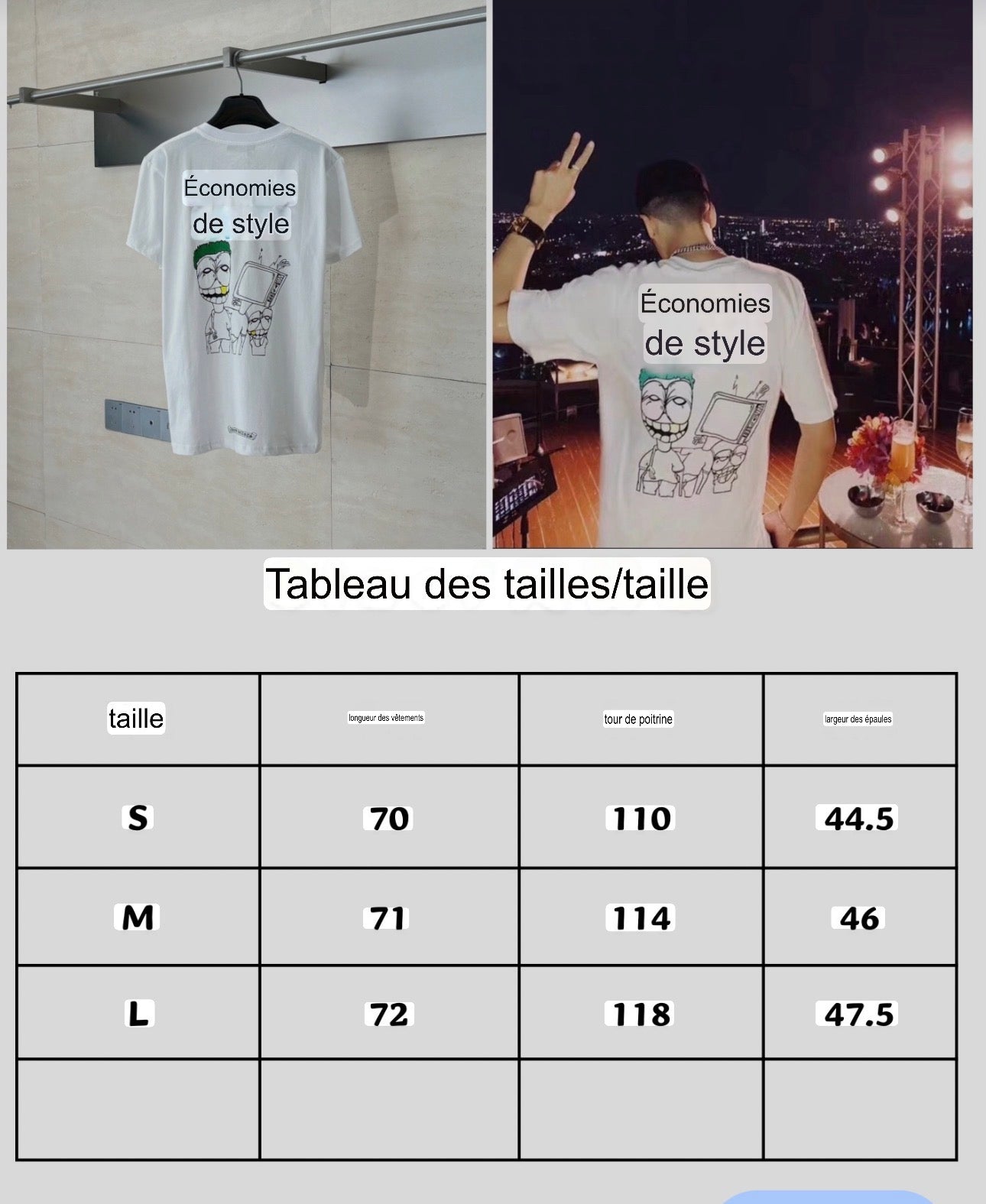 T shirt styles save chrome