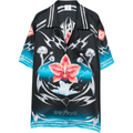 Chemise en soie Blade Imprimé Graphique Casa B